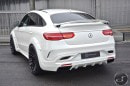 White Mercedes GLE Coupe With Hamann Body Kit Has a Wing