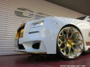 White Rolls-Royce Wraith with Gold Accents from Office-K Is an Eyesore
