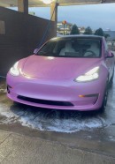Tesla Model 3 gets Barbie-fied