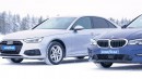 RWD BMW drags FWD Audi