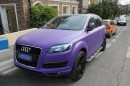 Matte Purple Audi Q7
