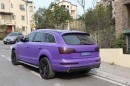 Matte Purple Audi Q7