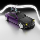 Mazda MX-5 Miata, Infiniti G35, Toyota Supra Mk4 pop-up headlight renderings