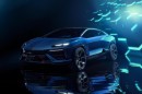 Lamborghini Lanzador EV concept (previews 2028 production model)