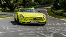 Mercedes-Benz SLS AMG Electric Drive on Nurburgring