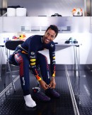 Daniel Ricciardo getting ready for a test session