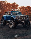 2021 Ford Bronco Shelby wide trophy truck rendering by adry53customs on Instagram