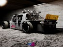 Jeep Gladiator Hellcat twin turbo Hot Rat Rod rendering by altered_intent
