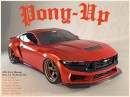 2024 Ford Mustang Dark Horse Pony-Up! CGI custom by abimelecdesign