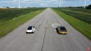 Widebody Dodge Challenger Scat Pack 50th anniversary vs tuned Honda Civic Type R on Sam CarLegion