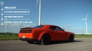 Widebody Dodge Challenger Hellcat Drag Races 991.1 Porsche 911 GT3 RS