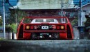 Widebody Ferrari F40 rendering