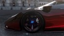 Lamborghini Countach widebody CGI restomod by carmstyledesign