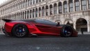 Lamborghini Countach widebody CGI restomod by carmstyledesign