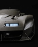 C3 C4 widebody V12 diesel quad turbo Chevy Corvette carbon fiber rendering by richter.cgi