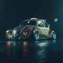 Widebody VW Beetle (rendering based on build)