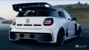 Slammed Widebody VW Polo Audi R8 V10 swap Hot Hatch rendering by hycade