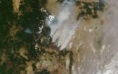 The Oregon Bootleg fire captured by NASA's Aqua satellite on July 18th