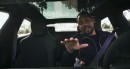 Will Smith drives (briefly) for Lyft in Miami, in electric Porsche Taycan Turbo S
