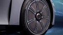 Forged magnesium wheels on the Mercedes-Benz VISION EQXX