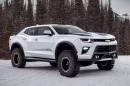 Winter off-road vehicle renderings by automotive.ai