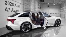 2025 Audi A7 Avant rendering by AutoYa Interior