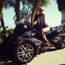 Amber Rose Rides a Black Can-Am