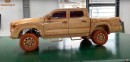 Wooden Block Turns to Toyota Tacoma Pro in 493 Seconds, You Can't Drive It Though