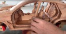 BMW X6 wooden car model
