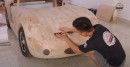 Dad builds wooden replica of the Ferrari 250 GTO for his kid