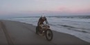 Algae powered wooden motorcycle