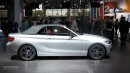BMW 2 Series Convertible with the roof on at Paris
