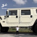 Oversized Hummer H1 X3 is an apartment on wheels