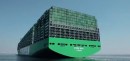 Ever Ace is the world's largest containership and passed through the Suez Canal for the first time