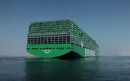 Ever Ace is the world's largest containership and passed through the Suez Canal for the first time
