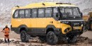 The Torsus Praetorian is a highly versatile 4x4 off-road bus
