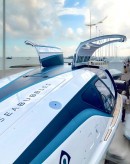 The new SeaBubble water taxi "flies" above the water surface, uses hydrogen-electric propulsion