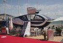 The new SeaBubble water taxi "flies" above the water surface, uses hydrogen-electric propulsion