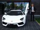 Car model maker Robert Gulpen aimed for the world's most expensive model car, with a Lamborghini Aventador model carved out of solid gold