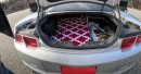 Arslan converted his Chevrolet Camaro into a solar-powered camper for just $1,500