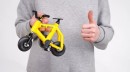 Big Boy is the smallest yet still functional bicycle, with a 220 lbs payload