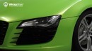Audi R8 in Toxic Green