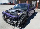 Wrecked Plum Crazy Dodge Challenger Hellcat Auto For Sale