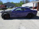 Wrecked Plum Crazy Dodge Challenger Hellcat Auto For Sale
