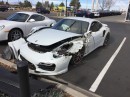 Wrecked Porsche 911 Turbo