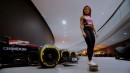 X-Games Gold Medalist Leticia Bufoni visits McLaren Technology Center on her board