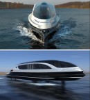 The Xenos Hyperyacht concept, theoretically the world's fastest yacht in its class