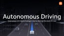 Xiaomi works on an autonomous driving system