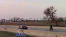 Yamaha FZ-09 drag races C6 and C7 Chevy Corvette, Mercedes-AMG GT-S, Nissan GT-R, Audi A3 and Mercedes G-Class