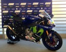 Yamaha R1 in MotoGP livery autographed by Valentino Rossi